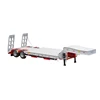 customized track pull hook gal brake utility low bed tipping trailer