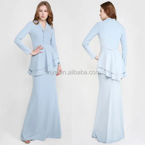 High Quality Modern Kebaya Baju Slanting With Belt Design