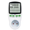 AC Power Meter digital wattmeter France French Plug Socket energy meter monitor electricity cost diagram Measuring