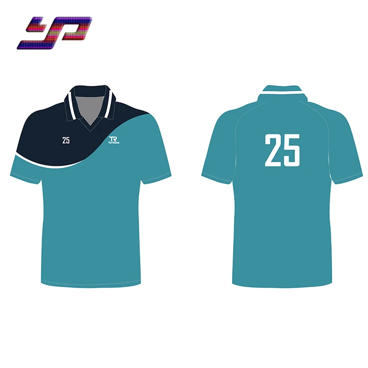 New Model Printed Sport Team Club Cricket Jersey Set Custom Logo Design