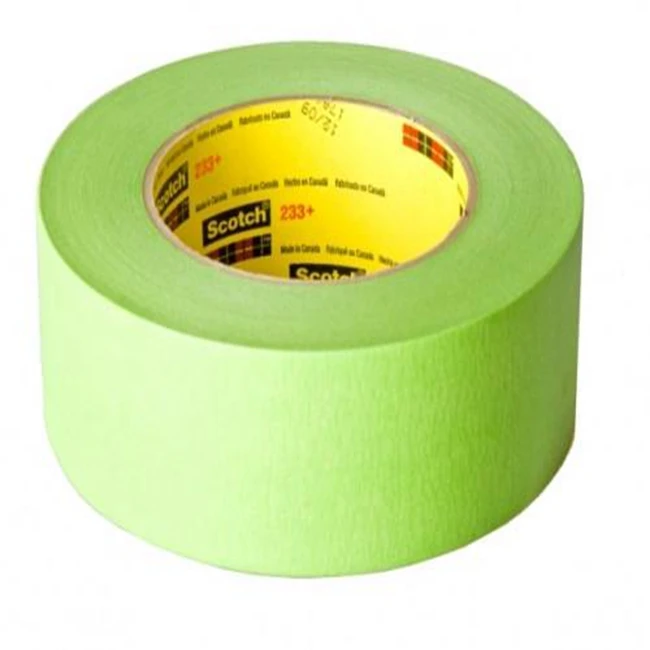 3m 233+ Performance Green Masking Tape For Use In All Automotive Repair