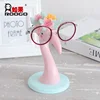 ROOGO new design wholesale handmade resin cute pink flamingos shape eyeglass frame indoor decor furnishing article for kid gift