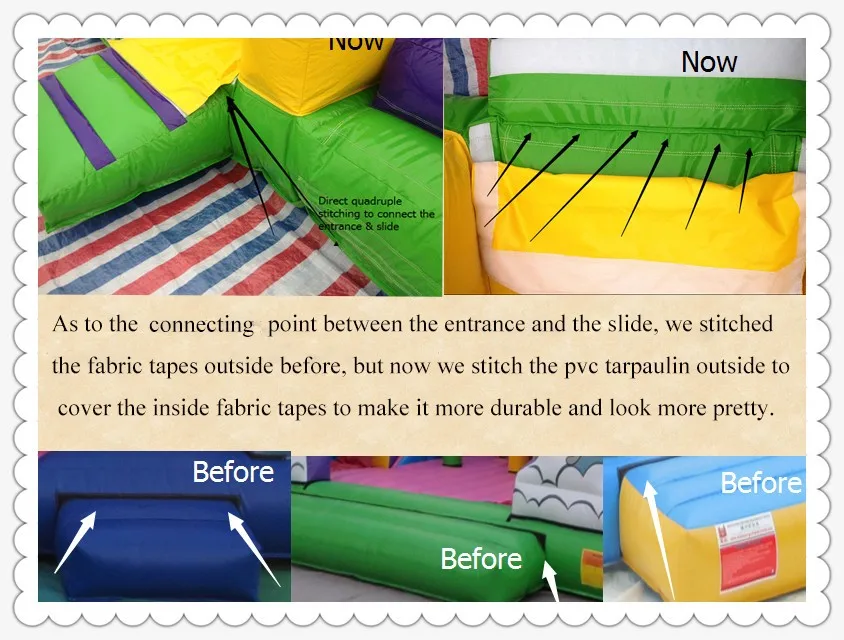 Tropical tree safari animal zoo pvc castle inflatable bouncer house.jpg