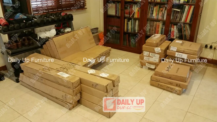 Airport/Hospital/Station Bench Chair with PU Padded Public Area 3-Seater Waiting Chair without Backrest Gang Chair