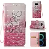 Cell phone case for samsung s8 3D design 9 patterns select leather wallet stand case with card slot for samsung s8 s8plus