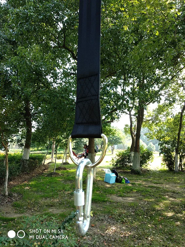 1,5 m GeeRic Arbre Swing Sangles Accessoire de Balançoire Supporte Jusqu'à 500 Kg Hamac/Balançoire pour Arbre avec 2 Coussinets de Protection d'arbre Et 2 Mousquetons Haut de Gamme 2 Pièces 
