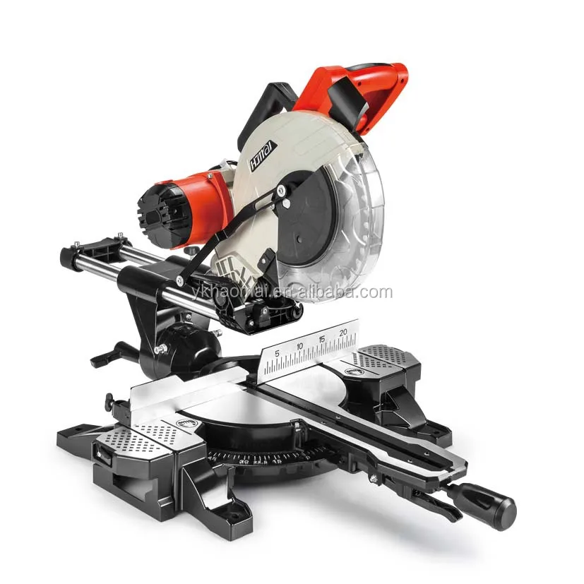 Professional 255mm Industrial Electric Wood Cutting Sliding Miter Saw ...