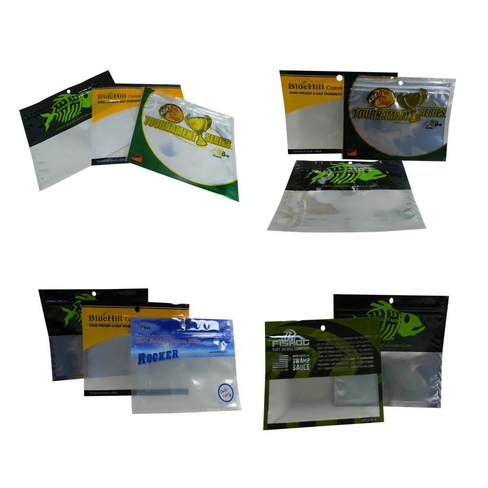 Logo Printed Laminated Worm Bags For Fishing Wholesale - Buy Worm Bags ...