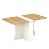 Rectangular folding dining table and chairs
