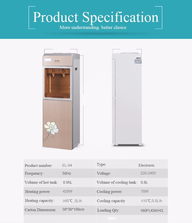 High Quality Instant Hot Water Dispenser Home Style Hyundai Water