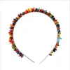Natural stone shell conch Hair band Simulated Pearl Hairbands for Women sea shells Hair Jewelry Wedding Holiday Party Gift