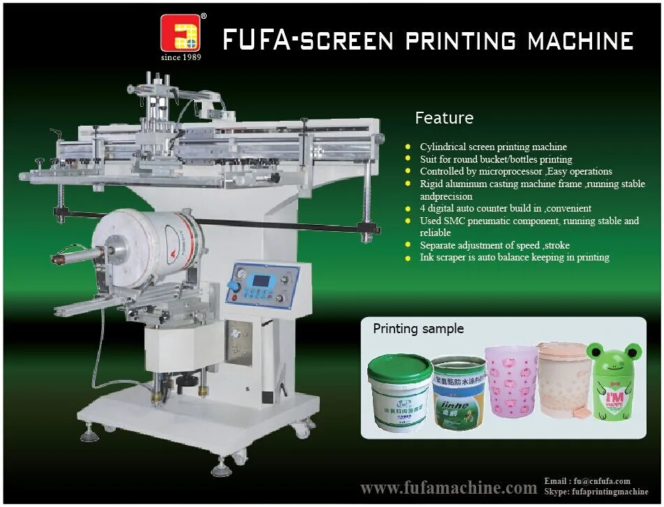 Plastic Bucket Screen Printing Machine Fc100r Buy Plastic Bucket