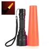 Good Quality C8 LED Flashlight T6 18650 Lithium Battery Tactical Torch with Traffic Stick