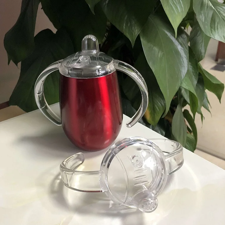 Stainless Steel Sippy Cup 10 oz Double Wall Vacuum Insulated sippy cup for babies