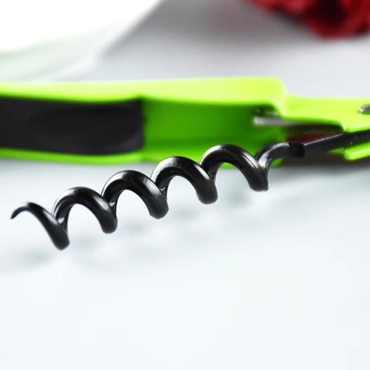 Stainless Steel Bottle Opener Waiter Metal Wine Corkscrew Bottle Handle Opener Corkscrews (6)