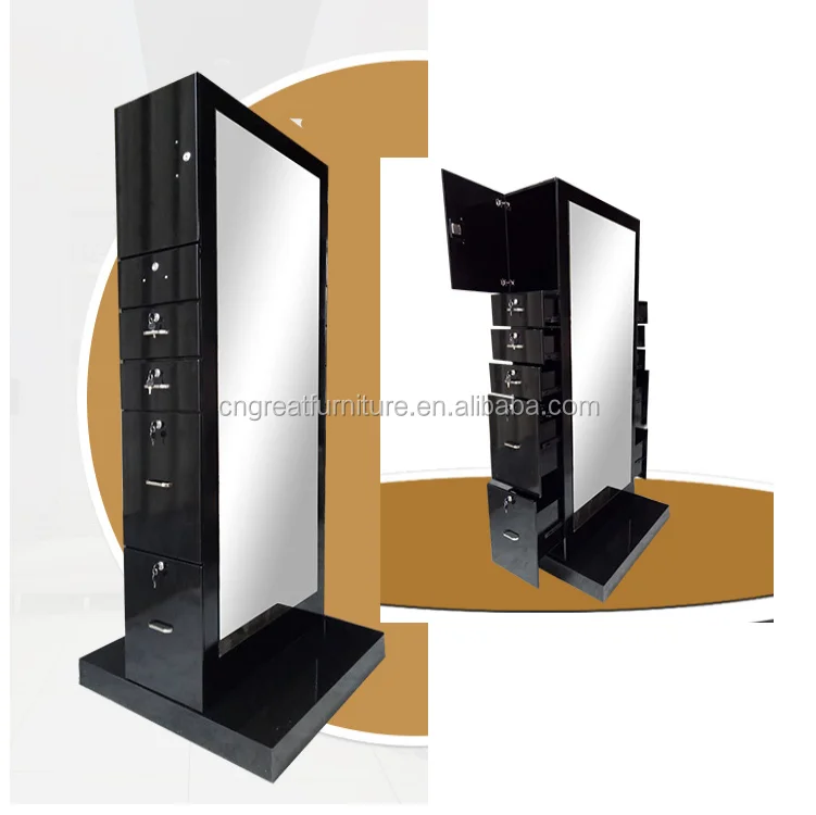Beauty Furniture Salon Equipment Mirror Station Double Sided Hair Styling Station For Sale