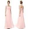 2019 women's elegant evening dresses blush pink modest bridesmaid dresses