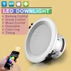 music activated led downlight with wifi internet multi-color/multi function