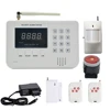 LCD Display 433MHz Wireless Alarm System GSM PSTN SMS Dual Network Home Security PIR Motion Sensor Door open Detector Smoke