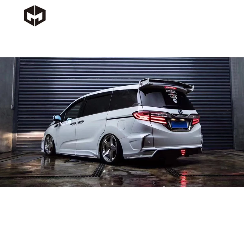 Fiberglass Front Rear Bumpers Noblesse Style Body Kit For Honda Odyssey ...