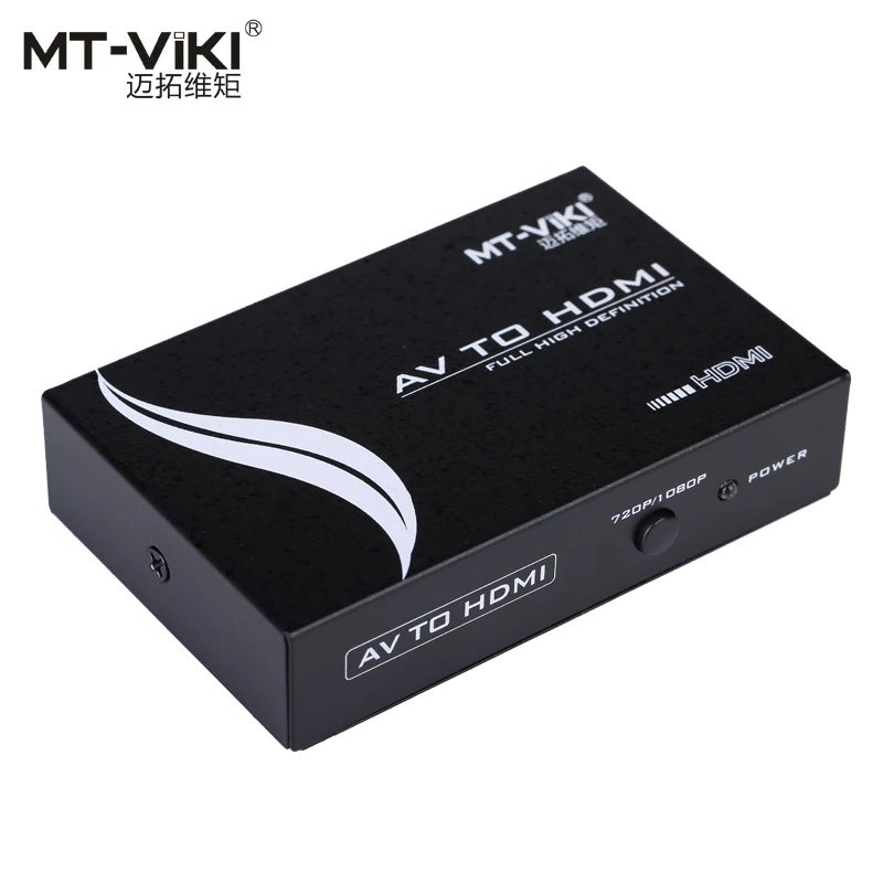 mini Scaler AV signal to 1080p with HDCP hd AV to HDMI Converter