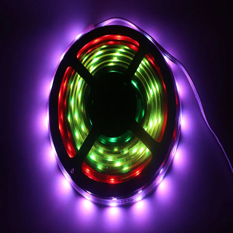 Flexible WS2811 IC DC12V 60LEDs Waterproof IP67 Addressable Color Changing LED Strips