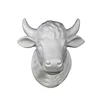 Customized decor life size bull cow head wall sculpture