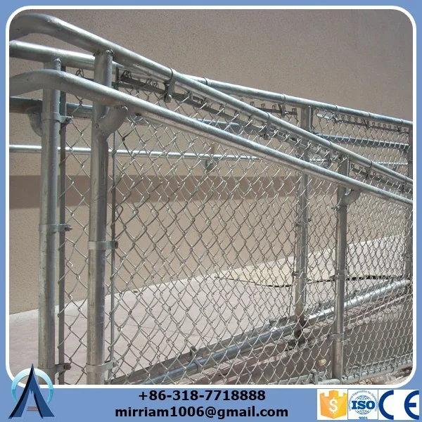 Hot sale Factory producing 50*50 mm used galvanized chain link fence