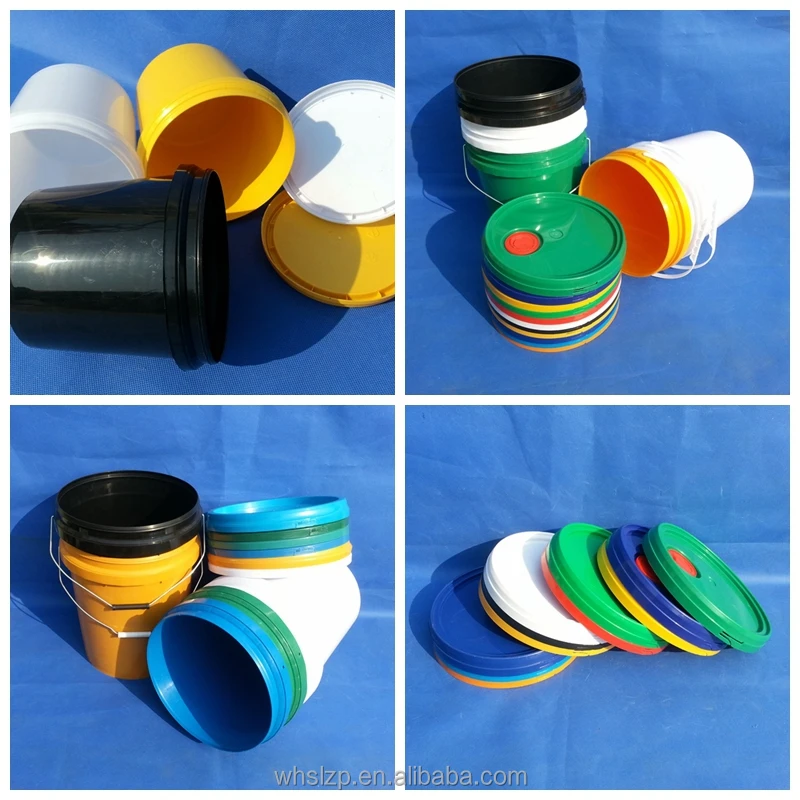 Round Plastic Bucket 15 Liter With Handle For Paint Buy Plastic