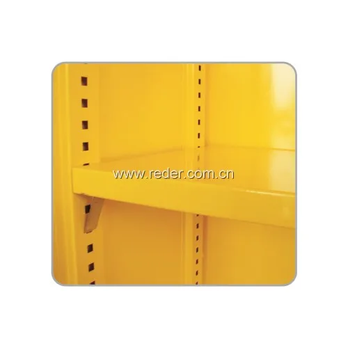 Industrial Chemical Flammable Storage Cabinet With Yellow Color