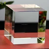 Wholesale souvenirs blank crystal glass block/ blank crystal glass cube for 3D laser engraving
