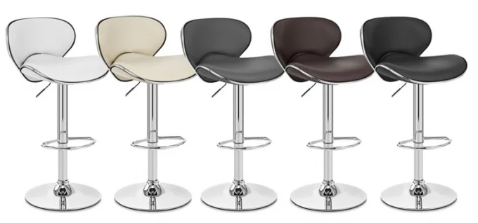 Modern Bar Chair Cheap Used Adjustable Pu Bar Stool Leather Seat /bar