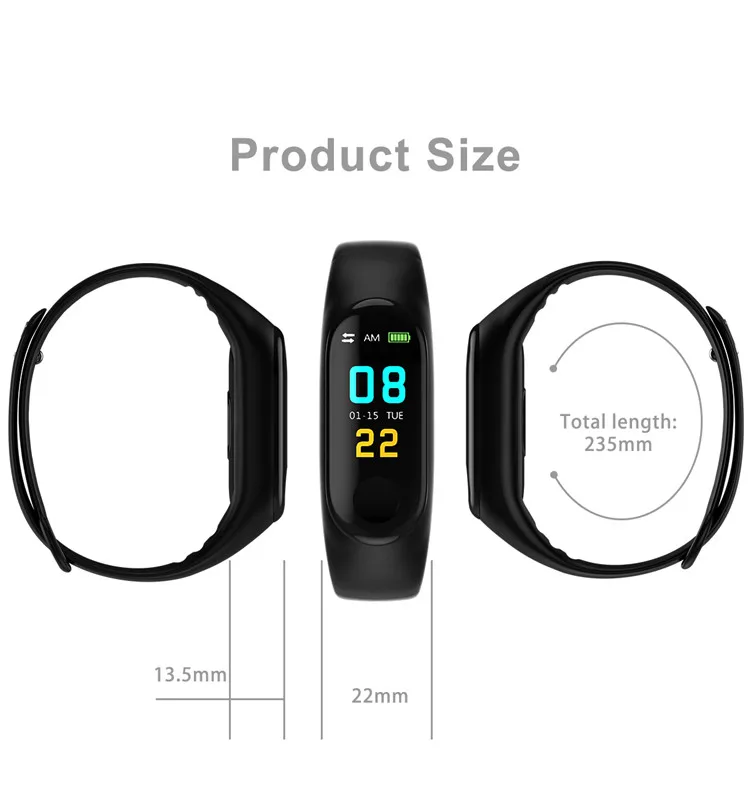 Smart bracelet m3 online app