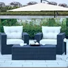 Rattan furniture for home garden hotel resort outdoor sofa set