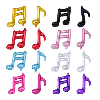 Musical Note Balloons Double Notes Single Notes Balloons For Party
