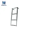 Hot selling convenient storage 3 steps telescopic attic ladders pilot boat ladder