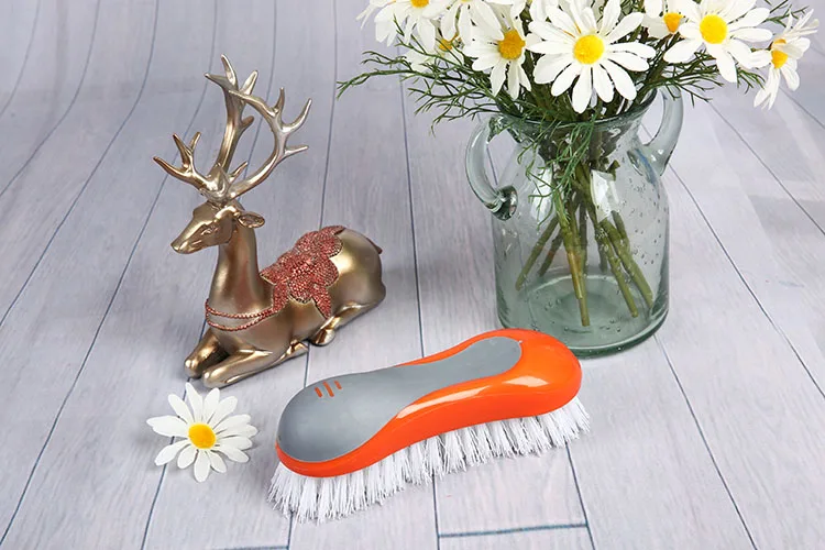 Plastic soft bristle hair laundry clothes washing brush