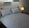 Yarn Dyed Jacquard Quilted Comforter Set,wool duvet,wool quilt