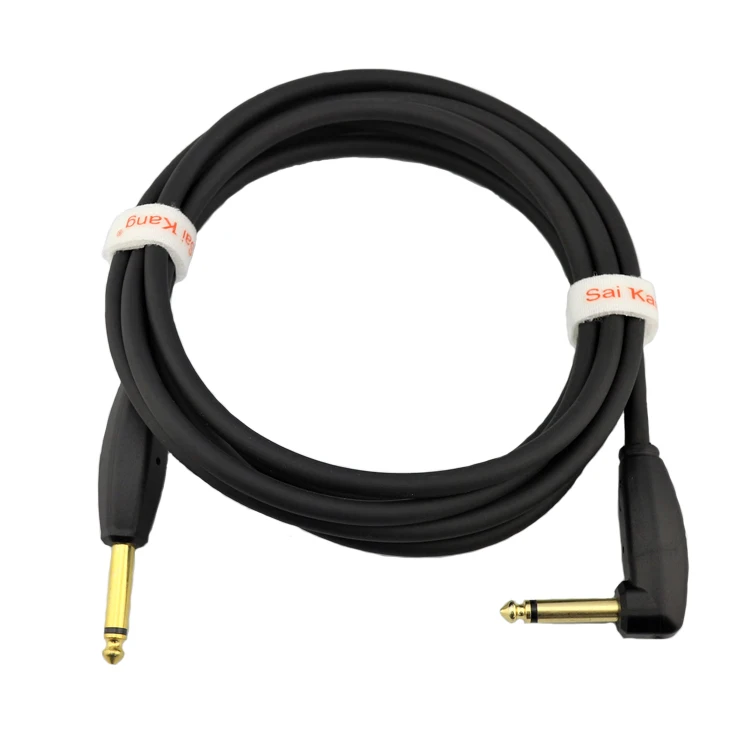 High Quality 1/4" Ts Instrument Cable Mute Switch 6.35mm Guitar Cable