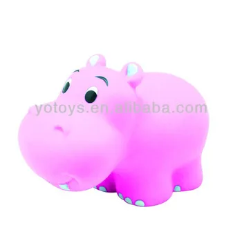 Baby Bath Plastic Toy,Rubber Hippo Bath Toy,Plastic Animal Hippo Toys