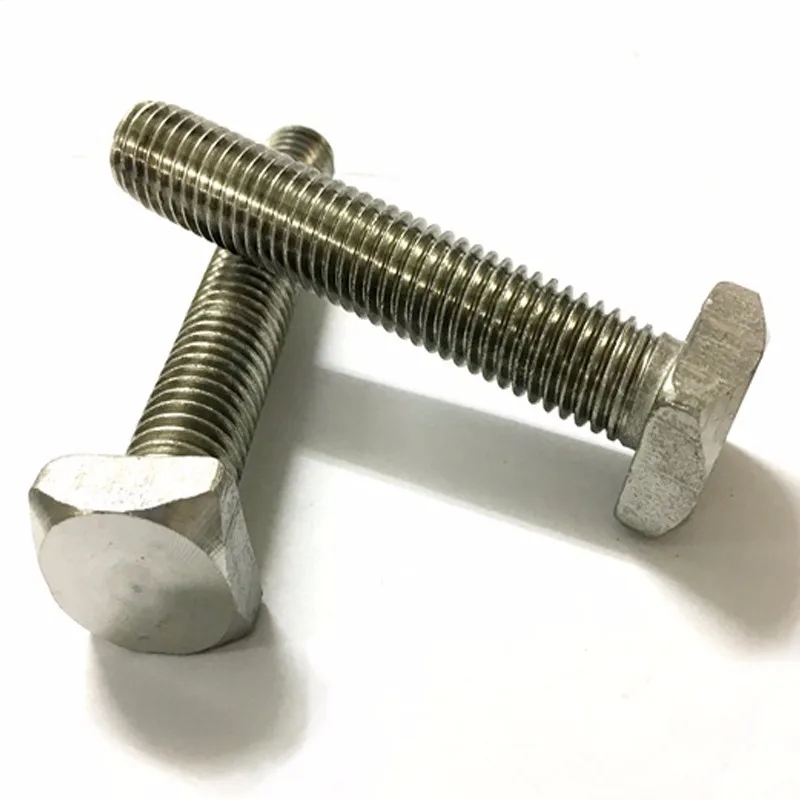 A2 A4 Stainless Steel All Size Flat Square Head Bolt With Nut Buy