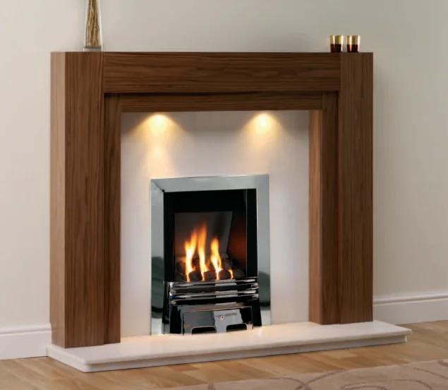 Contemporary Fireplace Surround With Mantle Lights Buy Modern Uk