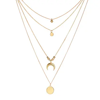 gold pendant necklace womens