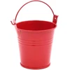 Red cheap decorative metal bucket pails for party favor or mini garden