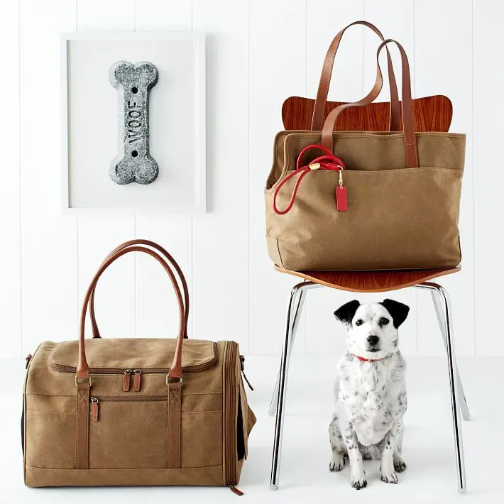 High Quality Canvas Dog Tote Carrier Bag Custom Logo Pet Bag Wholesale Tote Shoulder Pet Carrier