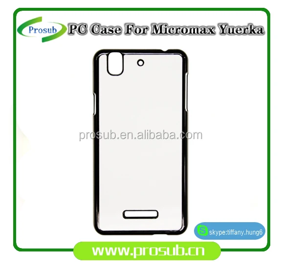 sublimation heat transfer plastic blank diy cell phone case cover skin for SFP-Micromax Yuerka