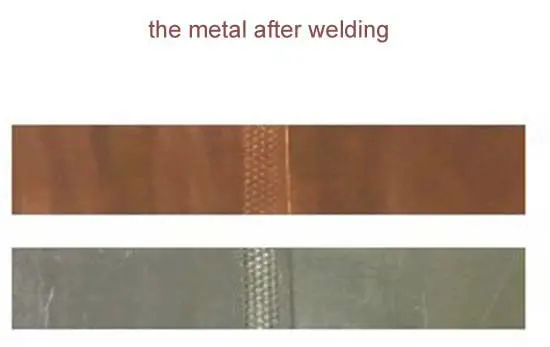 metal after welding