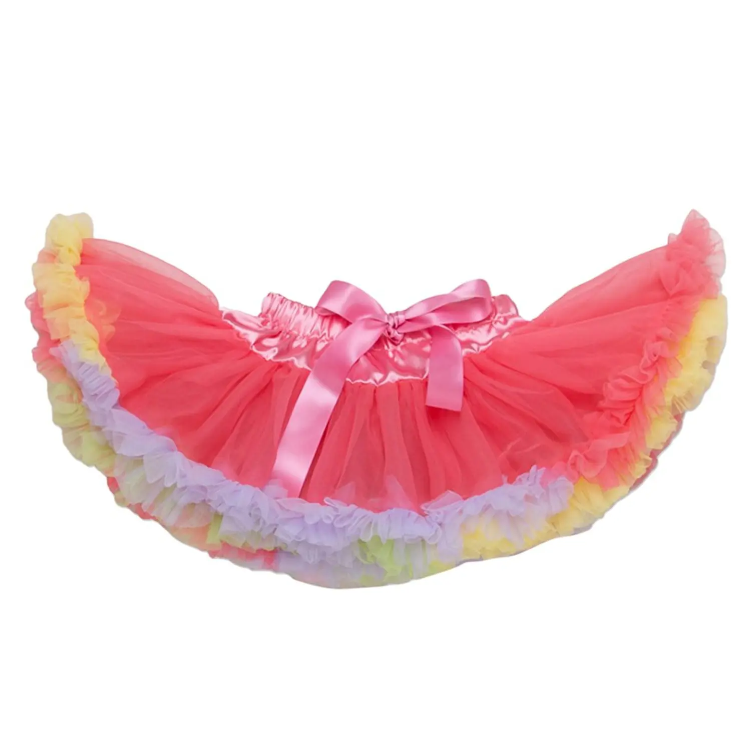 Zhhlinyuan Girls Dots Bowknot Dance Tutus Pettiskirts Age 2-7 years Kids Skirt