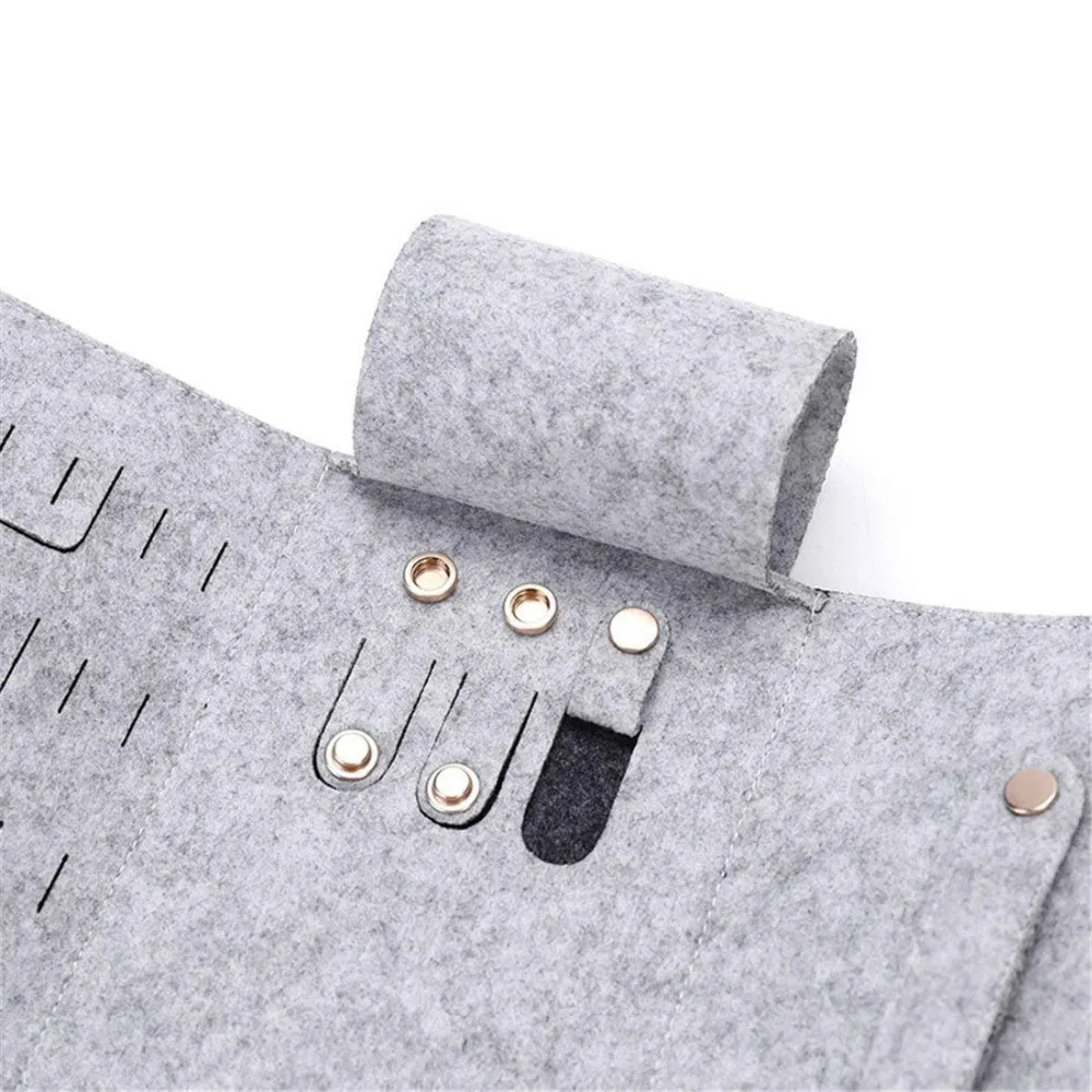 Wool Felt Jewelry Storage Organizer Pouch Bag For Travel Buy Felt