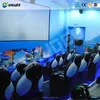 Big Theatre 5D 7D 9D VIP Luxury Motion Chair With Bubbles Rain Wind Smoke Vibration Special Effects